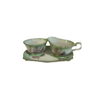 James Kent Tea Set in the Foley Pattern| Creamer Sugar Tray | Vintage English
